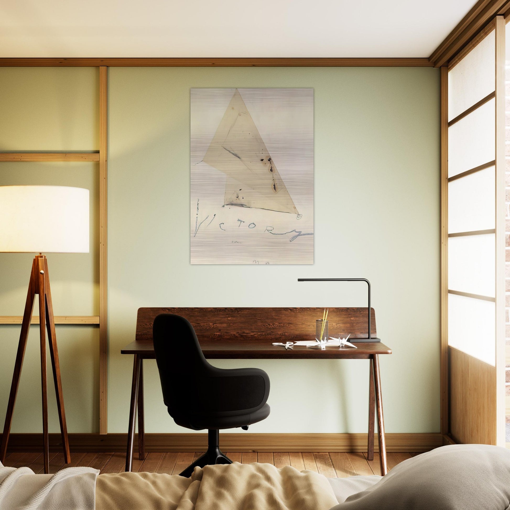 Victory - Cy Twombly Brushed Aluminum Print - 70x100 cm / 28x40 inches | Cy Twombly Aluminum Print | Cy Twombly Prints