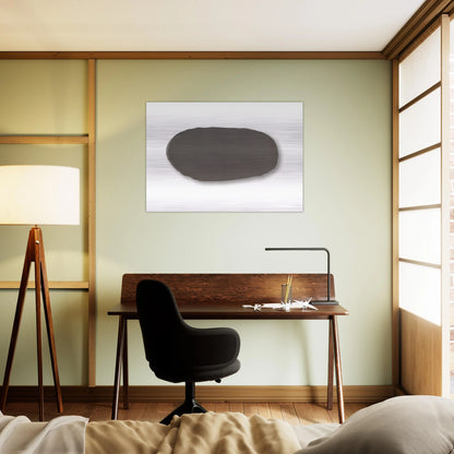 GRAUE SCHEIBE 1970 - BLINKY PALERMO Brushed Aluminum Print - 70x100 cm / 28x40 inches | BLINKY PALERMO Aluminum Print | BLINKY PALERMO Prints
