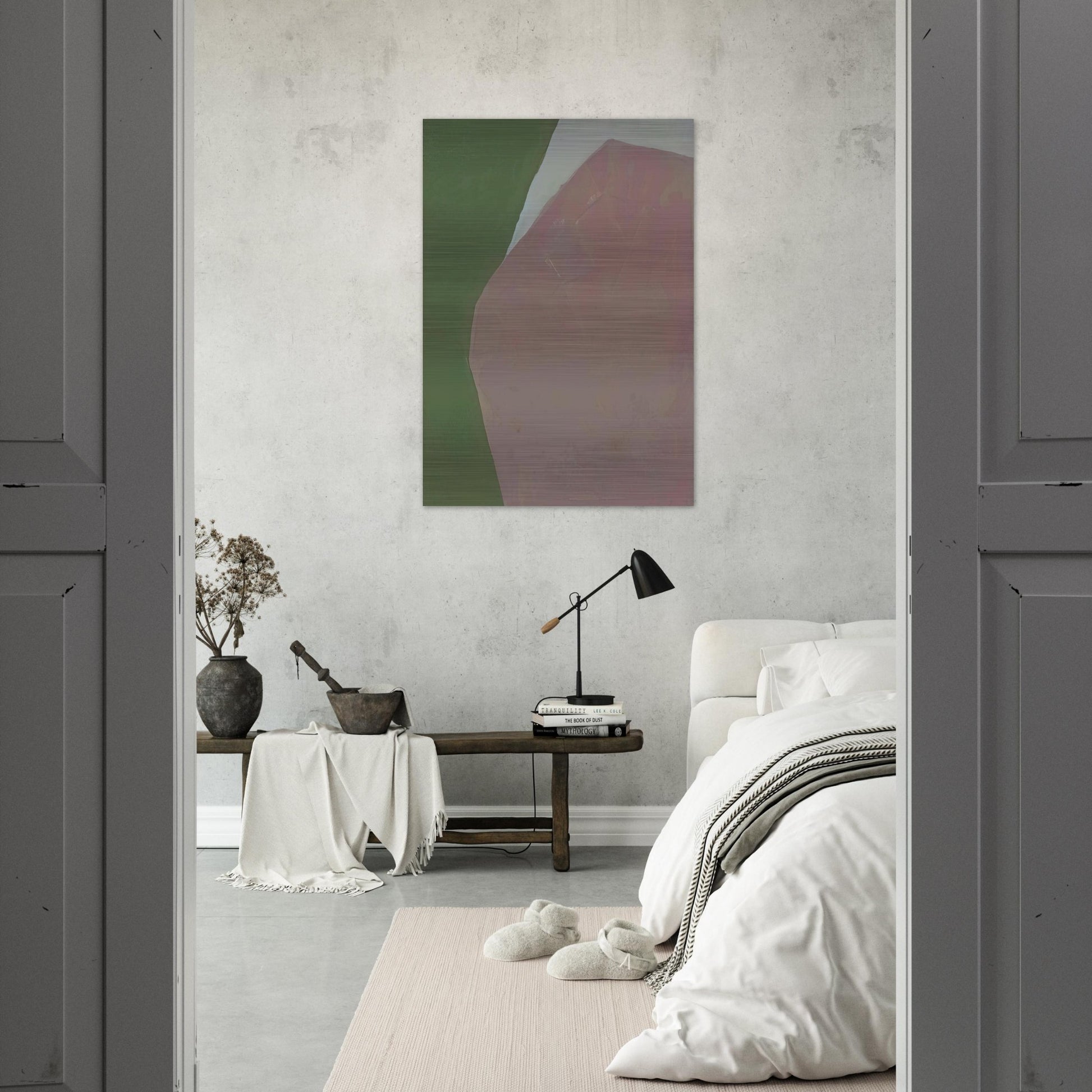 Untitled - 1963 - Kenzo Okada Brushed Aluminum Print - 70x100 cm / 28x40 inches | Kenzo Okada Aluminum Print | Kenzo Okada Prints