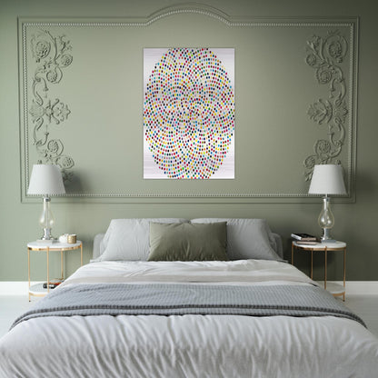 VALIUM - Damien Hirst Brushed Aluminum Print - 70x100 cm / 28x40 inches | Damien Hirst Aluminum Print | Damien Hirst Prints