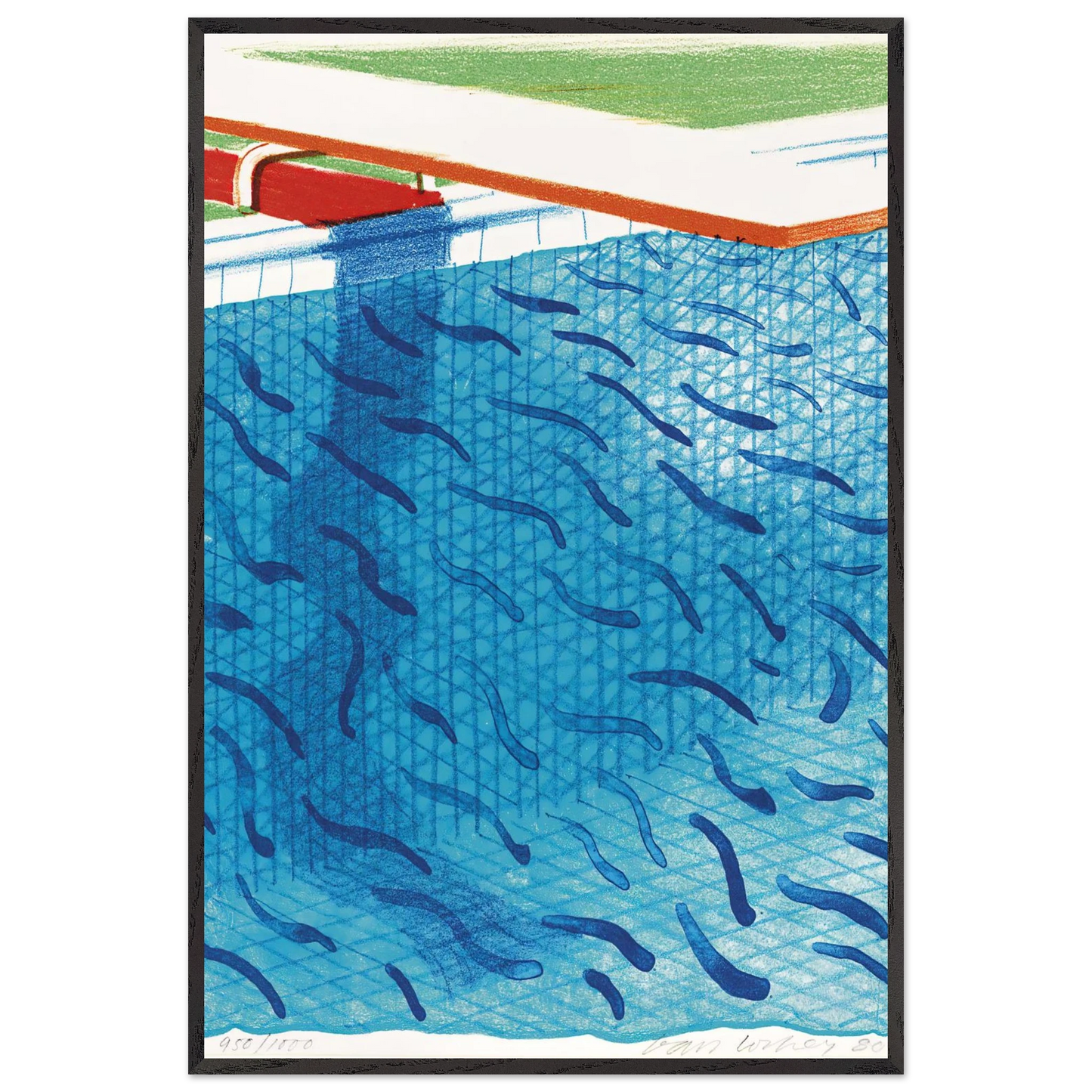 David Hockney - David Hockney Wall art - 70x100 cm / 28x40 inches - Fine Art Poster-canvas - -