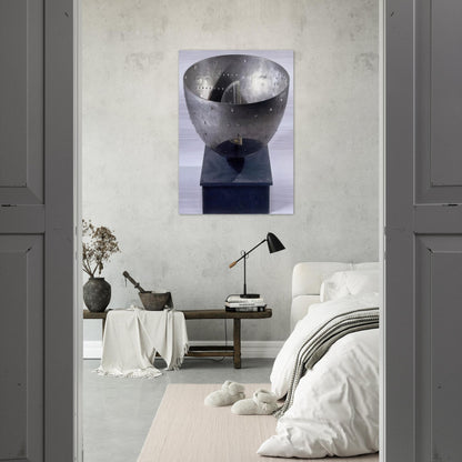 Untitled - 1967 - Gyula Kosice Brushed Aluminum Print - 70x100 cm / 28x40 inches | Gyula Kosice Aluminum Print | Gyula Kosice Prints