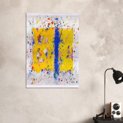 Light in Itself - Sam Francis Brushed Aluminum Print - 70x100 cm / 28x40 inches | Sam Francis Aluminum Print | Sam Francis Prints