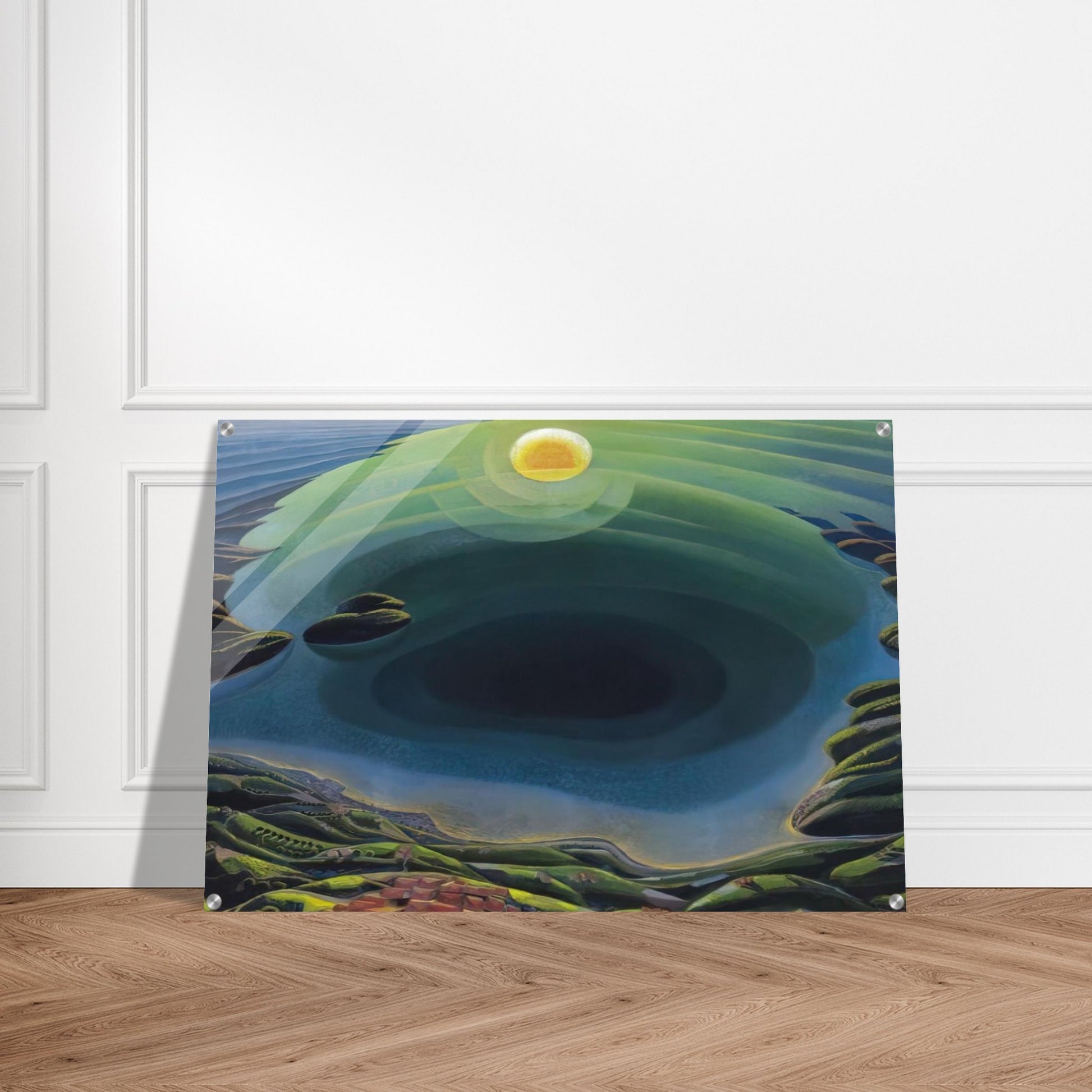 Aurora sul Golfo - 1935 - Gerardo Dottori Acrylic Print - 70x100 cm / 28x40″ inches