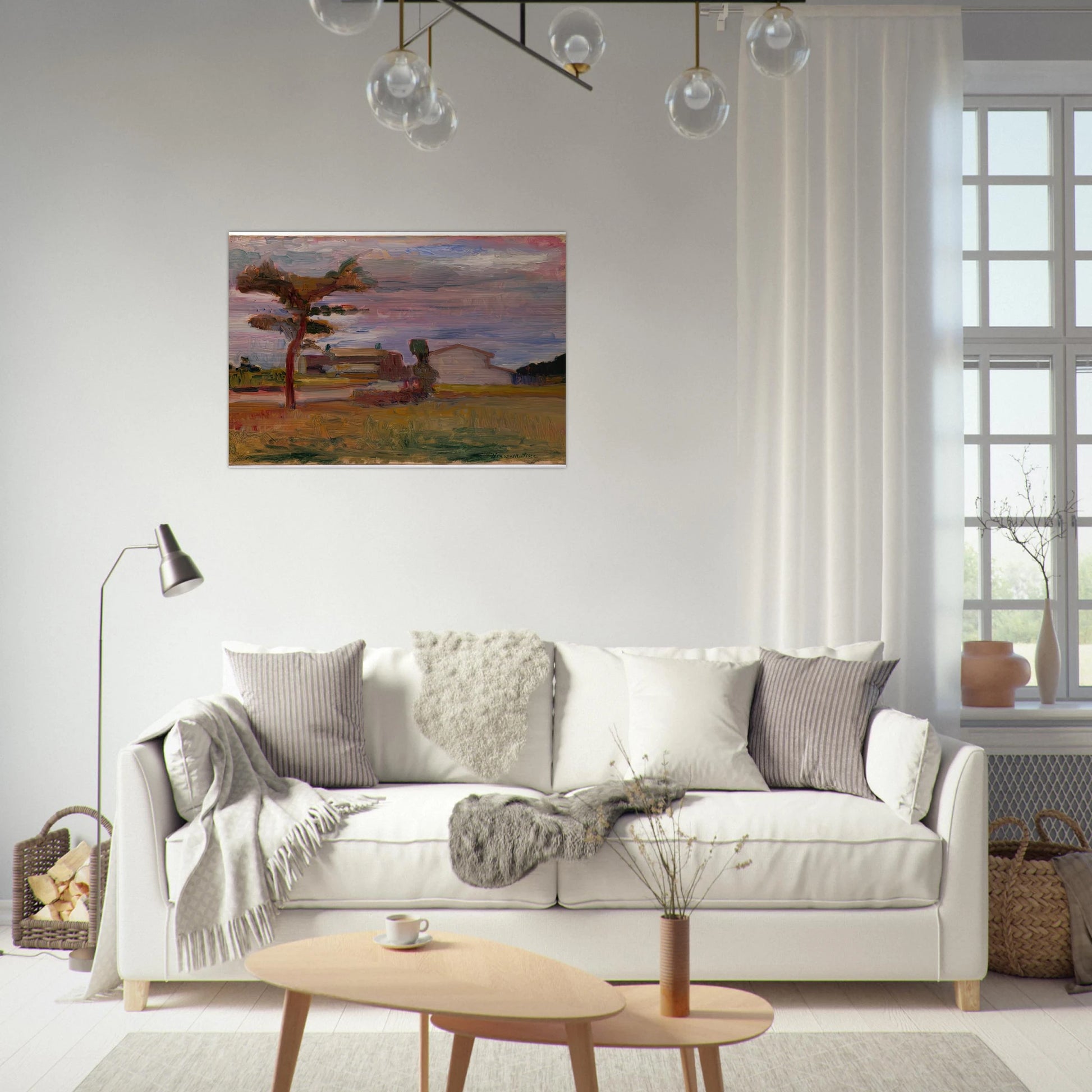 CORSICAN LANDSCAPE 1898 - Henri Matisse Brushed Aluminum Print - 70x100 cm / 28x40 inches | Henri Matisse Aluminum Print | Henri Matisse Prints