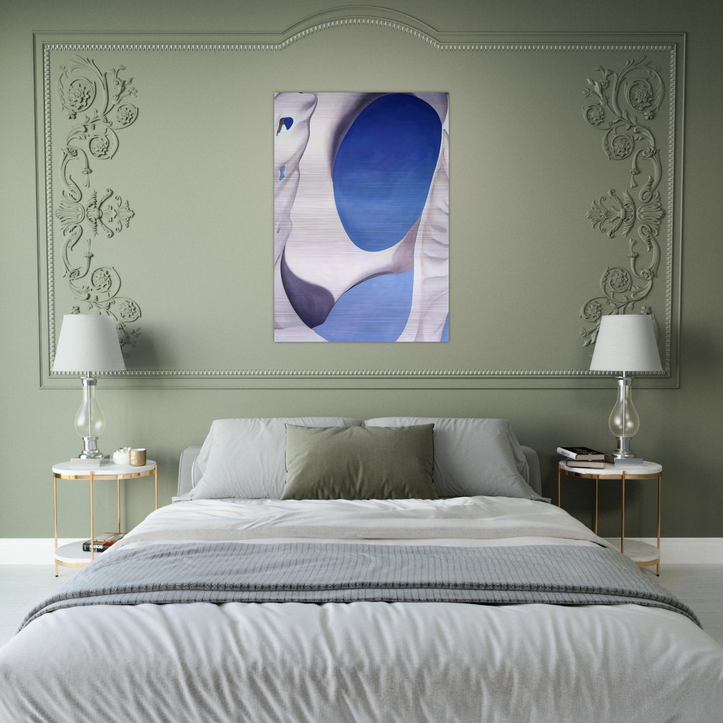 Pelvis II - Georgia O'Keeffe Brushed Aluminum Print - 70x100 cm / 28x40 inches | Georgia O'Keeffe Aluminum Print | Georgia O'Keeffe Prints