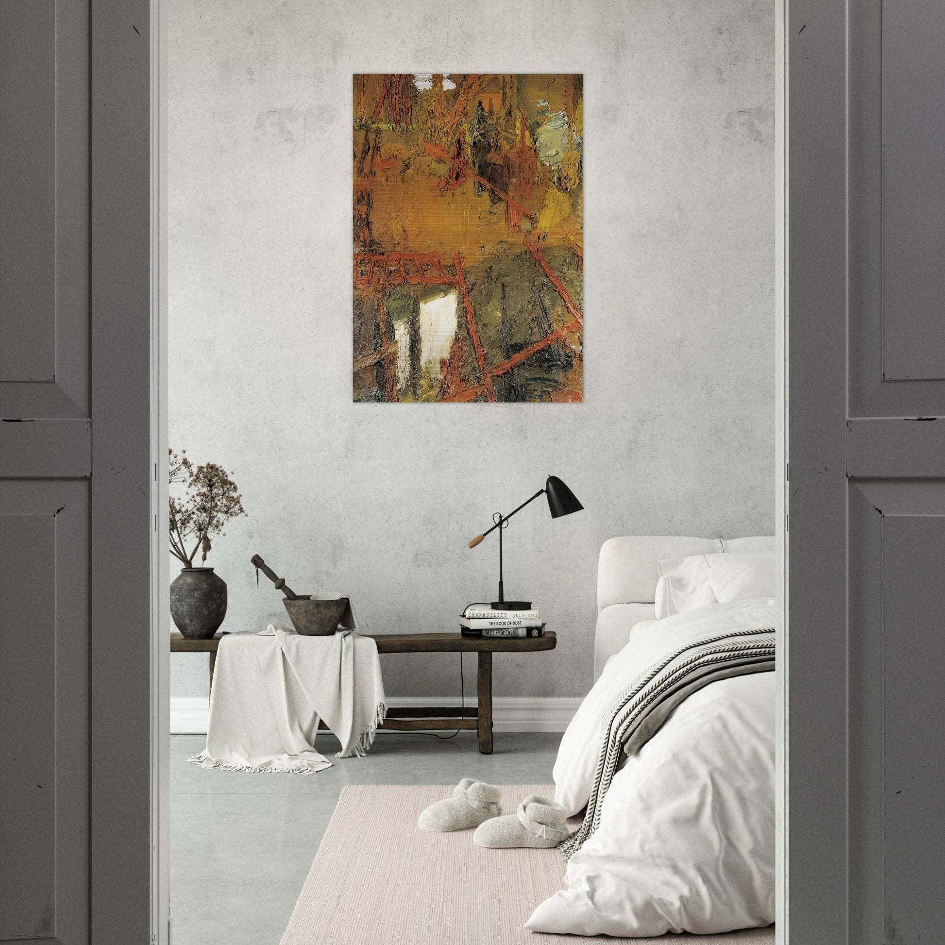 EMPIRE CINEMA MODERN POSTCARD - Frank Auerbach Brushed Aluminum Print - 70x100 cm / 28x40 inches | Frank Auerbach Aluminum Print | Frank Auerbach Prints