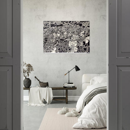 BRIGHT METEOR - Jean Dubuffet Acrylic Print - 70x100 cm / 28x40″ inches | Jean Dubuffet Wall Art | Jean Dubuffet Prints