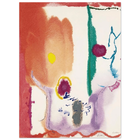 Helen Frankenthaler - Beginnings - 2002 Wall art - 13x18 cm / 5x7 inches - Fine Art Poster - -