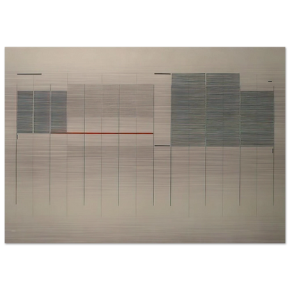 Acrilico no. 13 - 1976 - Bice Lazzari Brushed Aluminum Print - 70x100 cm / 28x40 inches | Bice Lazzari Aluminum Print | Bice Lazzari Prints