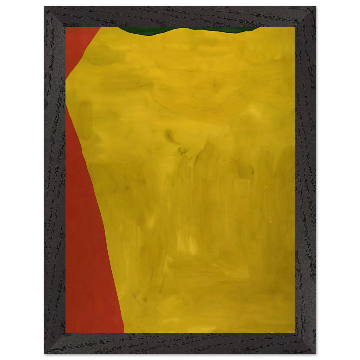 Helen Frankenthaler - Blessing of the Fleet - 1969 Wall art - 30x40 cm / 12x16 inches - Premium Wooden Framed Poster With Fine Art Paper-canvas - Black frame
