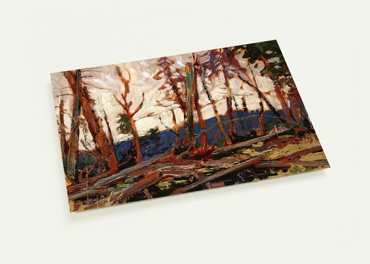 BURNT COUNTRY EVENING SKETCH FOR BURNT LAND 1914 By Tom Thomson Pack of 10 Post Cards | Tom Thomson Post Cards | A6 (10.5 x 14.8 cm) - 4.1 x 5.8 inches