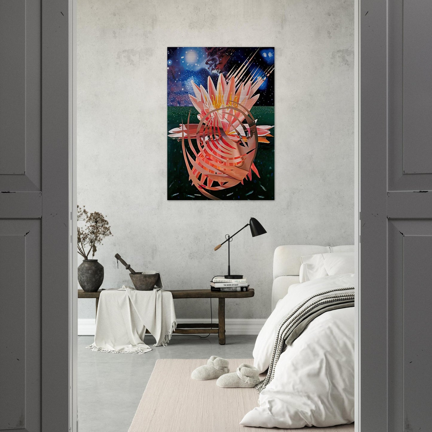 Welcome to the Water Planet - James Rosenquist Brushed Aluminum Print - 70x100 cm / 28x40 inches | James Rosenquist Aluminum Print | James Rosenquist Prints