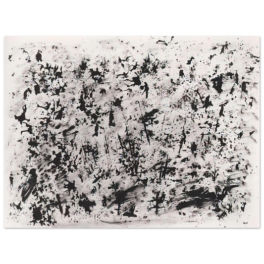 Henri Michaux - Untitled - 1962  75x100 cm / 30x40inches Fine Art Poster