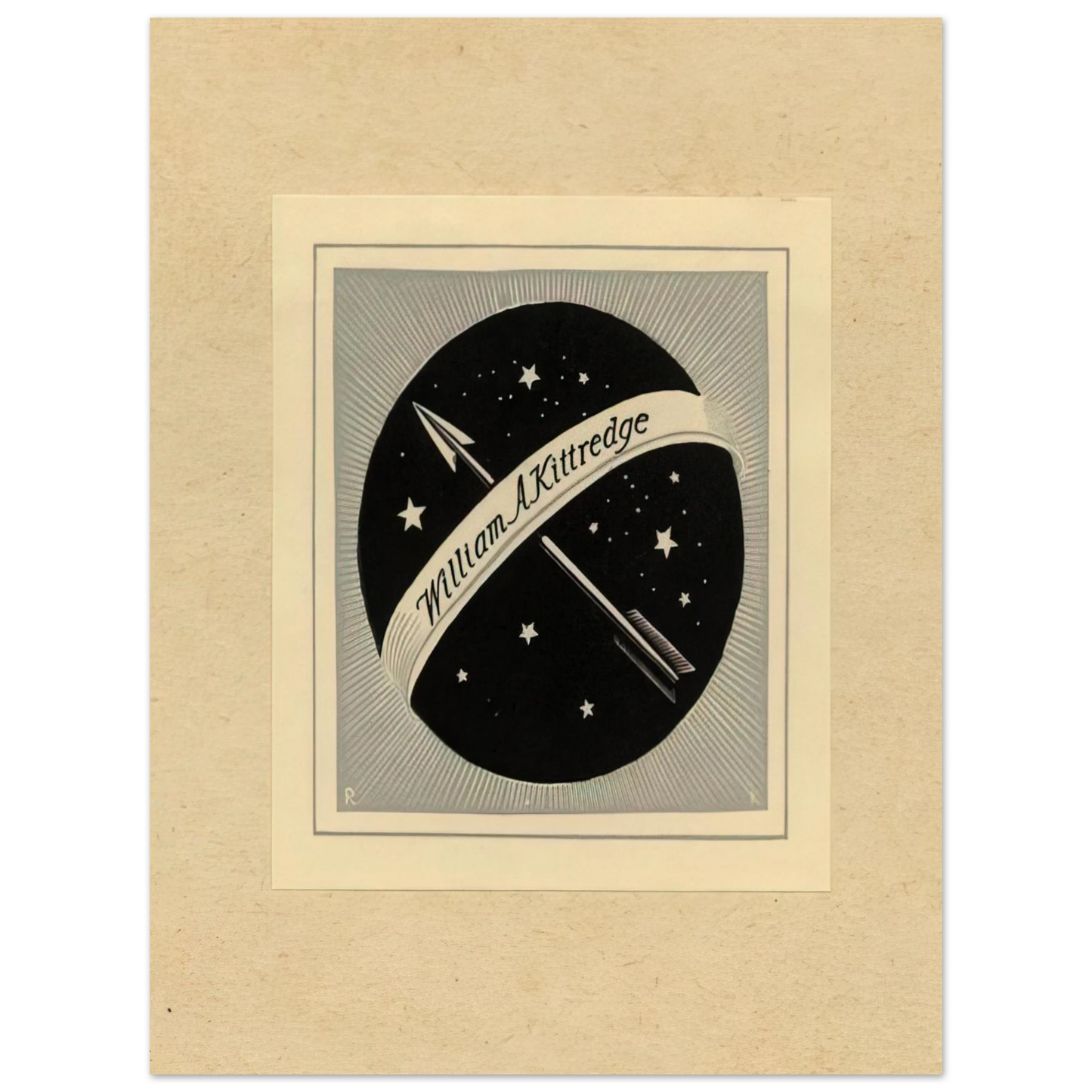 Rockwell Kent - Illustration to William A. Kittredge  75x100 cm / 30x40inches Fine Art Poster