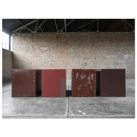 Donald Judd - Untitled Repair Tests - 1966  75x100 cm / 30x40inches Fine Art Poster