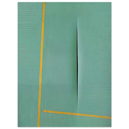 Lucio Fontana - Concept Spatiale - 1964  75x100 cm / 30x40inches Fine Art Poster