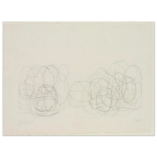 John Cage - 7R15 Where R=Ryoanji - 1983  75x100 cm / 30x40inches Fine Art Poster
