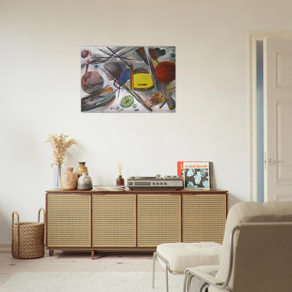 UNTITLED 1919 - Rudolf Bauer Brushed Aluminum Print - 70x100 cm / 28x40 inches | Rudolf Bauer Aluminum Print | Rudolf Bauer Prints