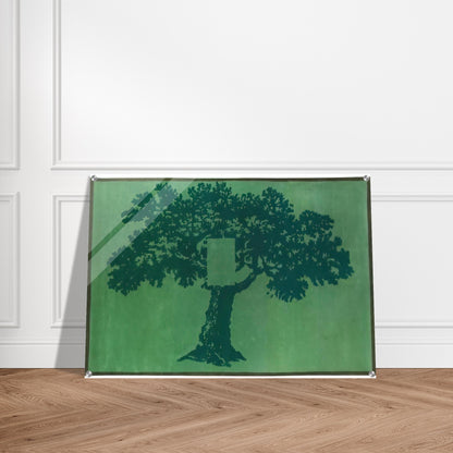 Albero Per Terra - 1984 - Mario Schifano Acrylic Print - 70x100 cm / 28x40″ inches