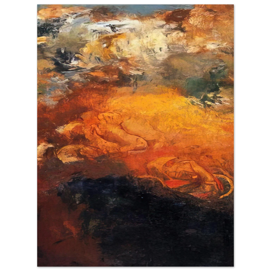 Odilon Redon - APOLLO S CHARIOT  75x100 cm / 30x40inches Fine Art Poster