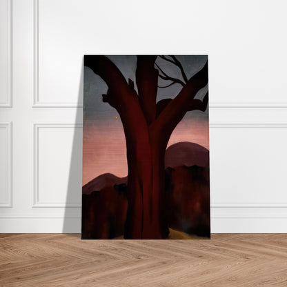 Autumn Trees - Chestnut Tree - Georgia O'Keeffe Brushed Aluminum Print - 70x100 cm / 28x40 inches | Georgia O'Keeffe Aluminum Print | Georgia O'Keeffe Prints