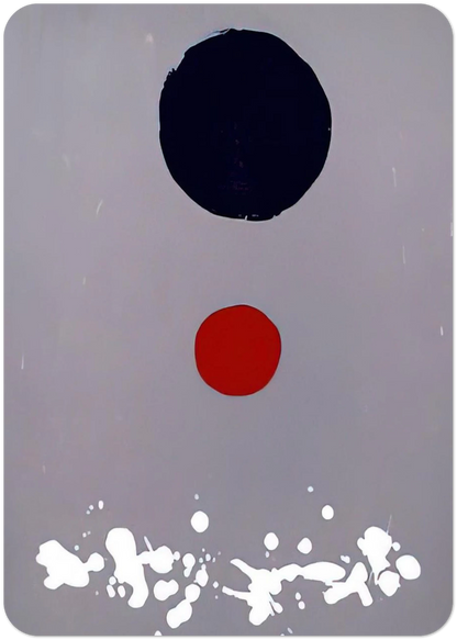 Jetsam - 1967 By Adolph Gottlieb Pack of 10 Post Cards | Adolph Gottlieb Post Cards | A6 (10.5 x 14.8 cm) - 4.1 x 5.8 inches