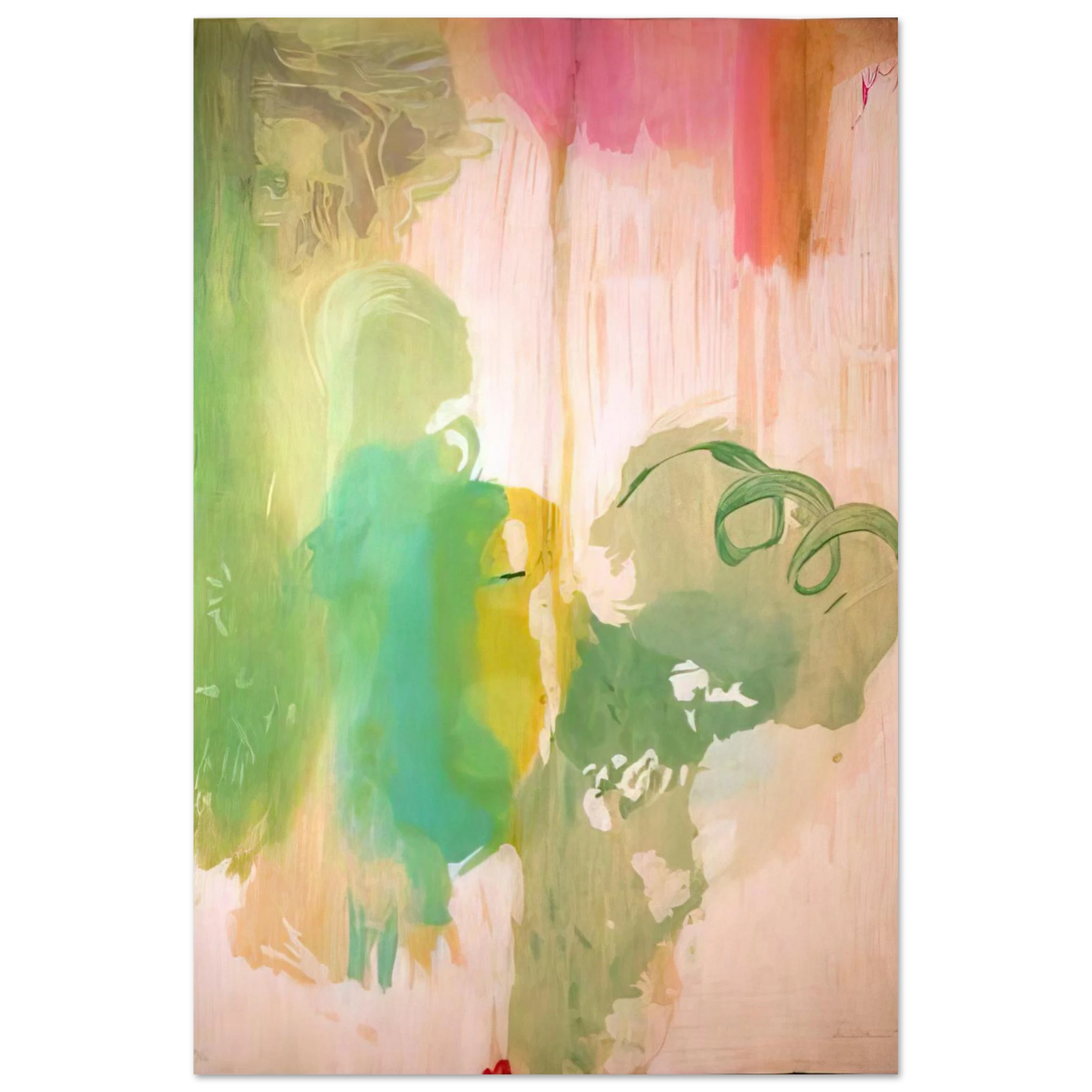 Helen Frankenthaler - Snow Pines - 2004 Wall art - 30x40 cm / 12x16 inches - Fine Art Poster-canvas - -