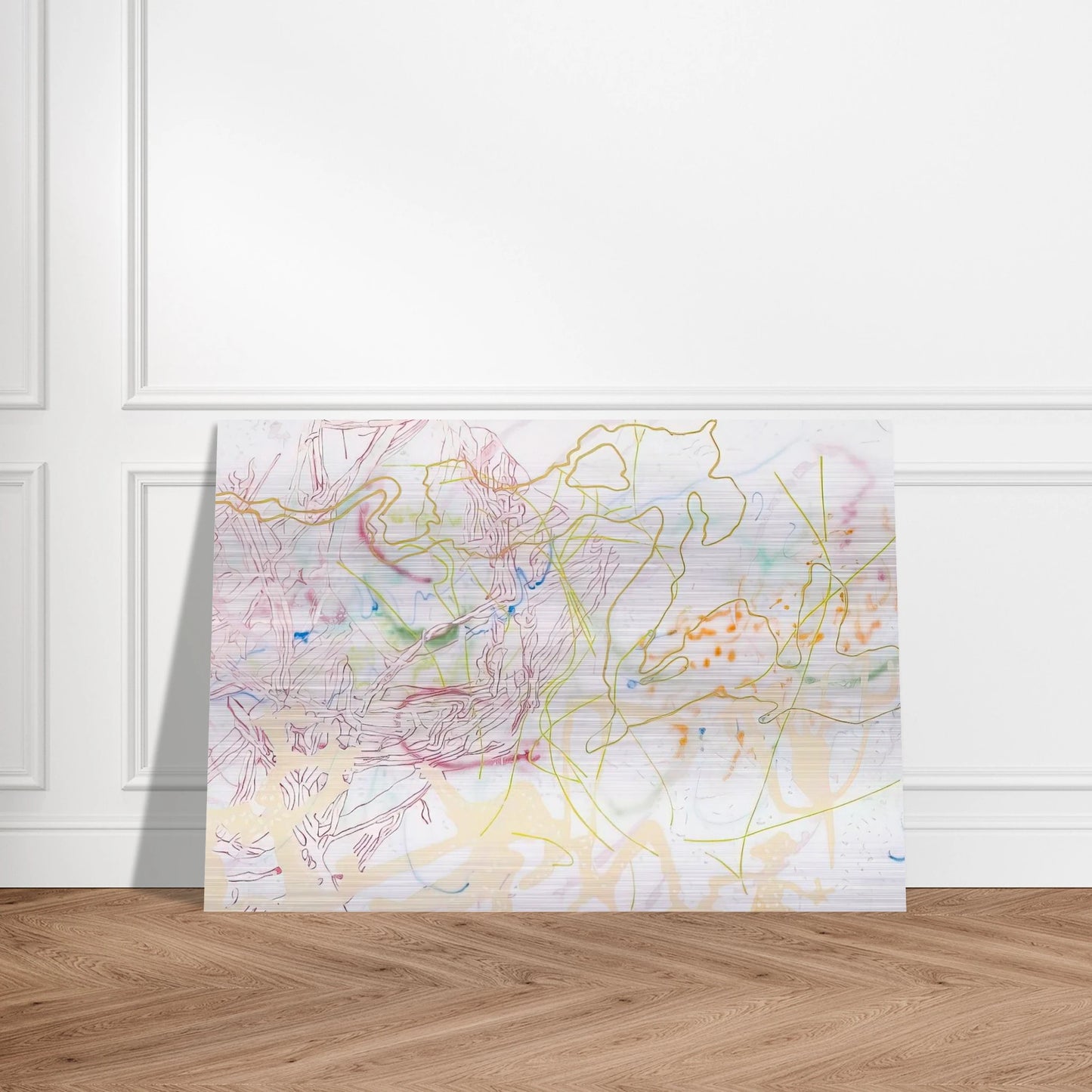 POLYTROPOS 1982 - Nancy Graves Brushed Aluminum Print - 70x100 cm / 28x40 inches | Nancy Graves Aluminum Print | Nancy Graves Prints