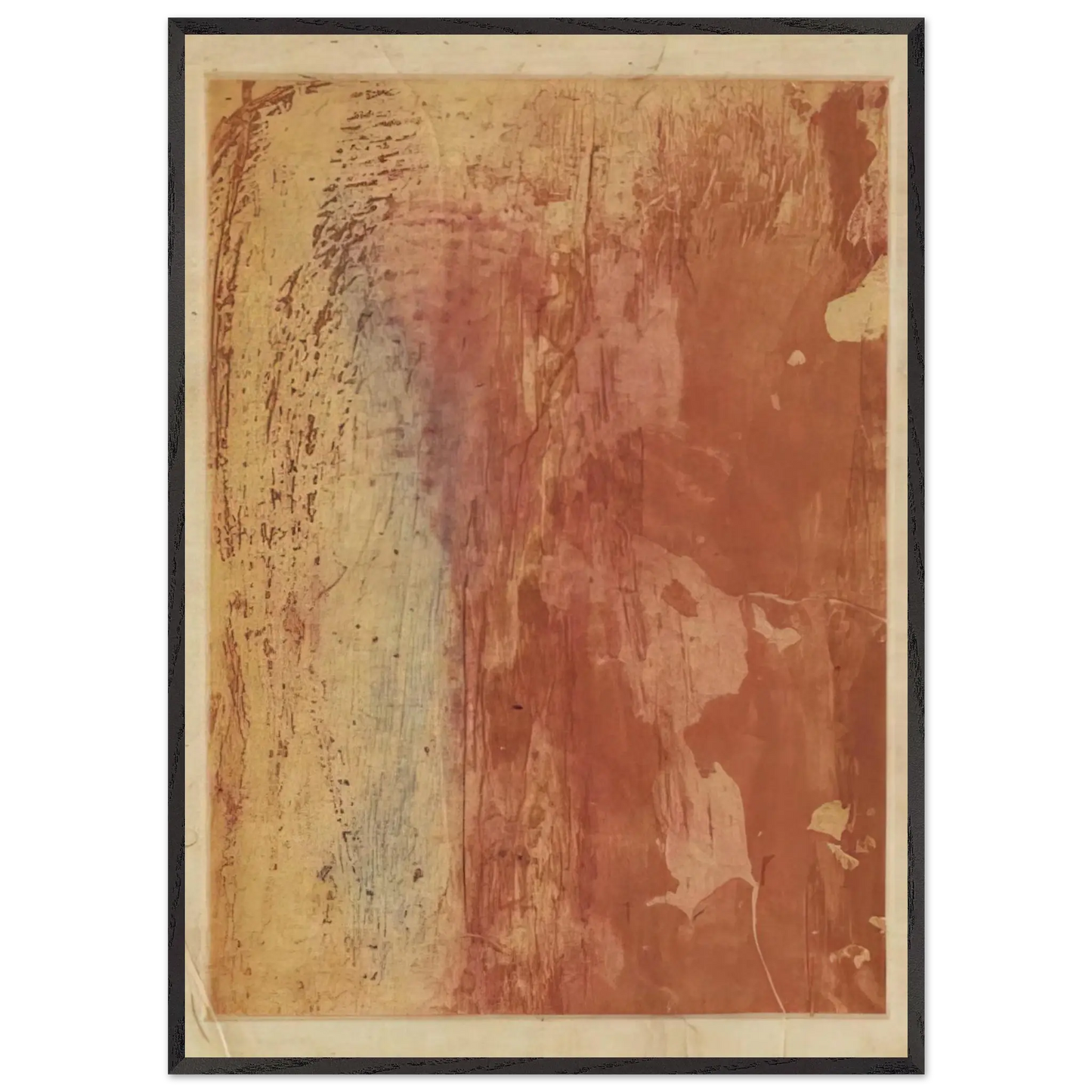 Helen Frankenthaler - Ganymede - 1978 Wall art - A1 (59.4 x 84.1  cm) - Premium Wooden Framed Poster With Fine Art Paper - Wood frame