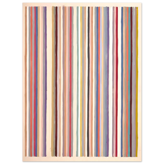 Gene Davis - Circus - 1979  75x100 cm / 30x40inches Fine Art Poster