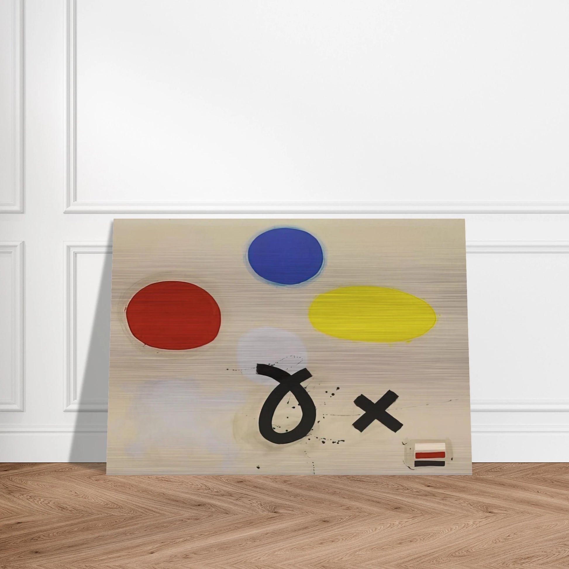 Open and Closed - 1970 - Adolph Gottlieb Brushed Aluminum Print - 70x100 cm / 28x40 inches | Adolph Gottlieb Aluminum Print | Adolph Gottlieb Prints