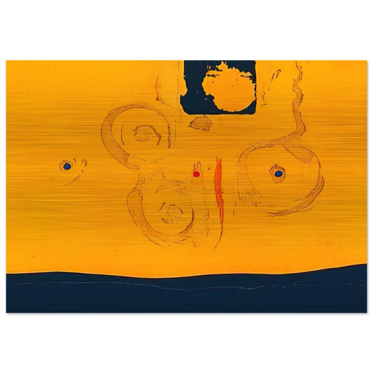 Plaza Real - 1988 - Helen Frankenthaler Brushed Aluminum Print - 70x100 cm / 28x40 inches | Helen Frankenthaler Aluminum Print | Helen Frankenthaler Prints