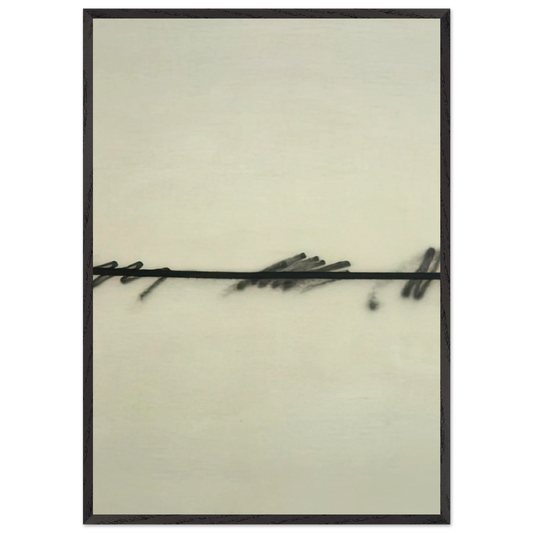 66-7-A - 1966 - Martin Barre 70x100 cm / 28x40 inches Framed Art Print – Black Wooden Frame