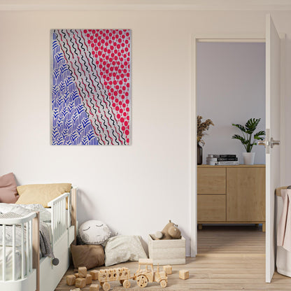 COMPOSITION 21 - Sonia Delaunay Brushed Aluminum Print - 70x100 cm / 28x40 inches | Sonia Delaunay Aluminum Print | Sonia Delaunay Prints
