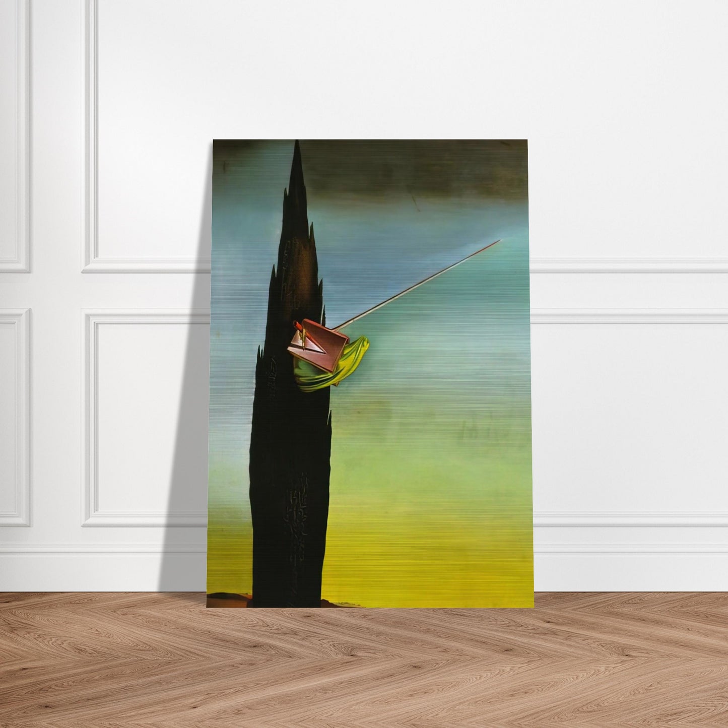 SURREALIST ESSAY - Salvador Dali Brushed Aluminum Print - 70x100 cm / 28x40 inches | Salvador Dali Aluminum Print | Salvador Dali Prints