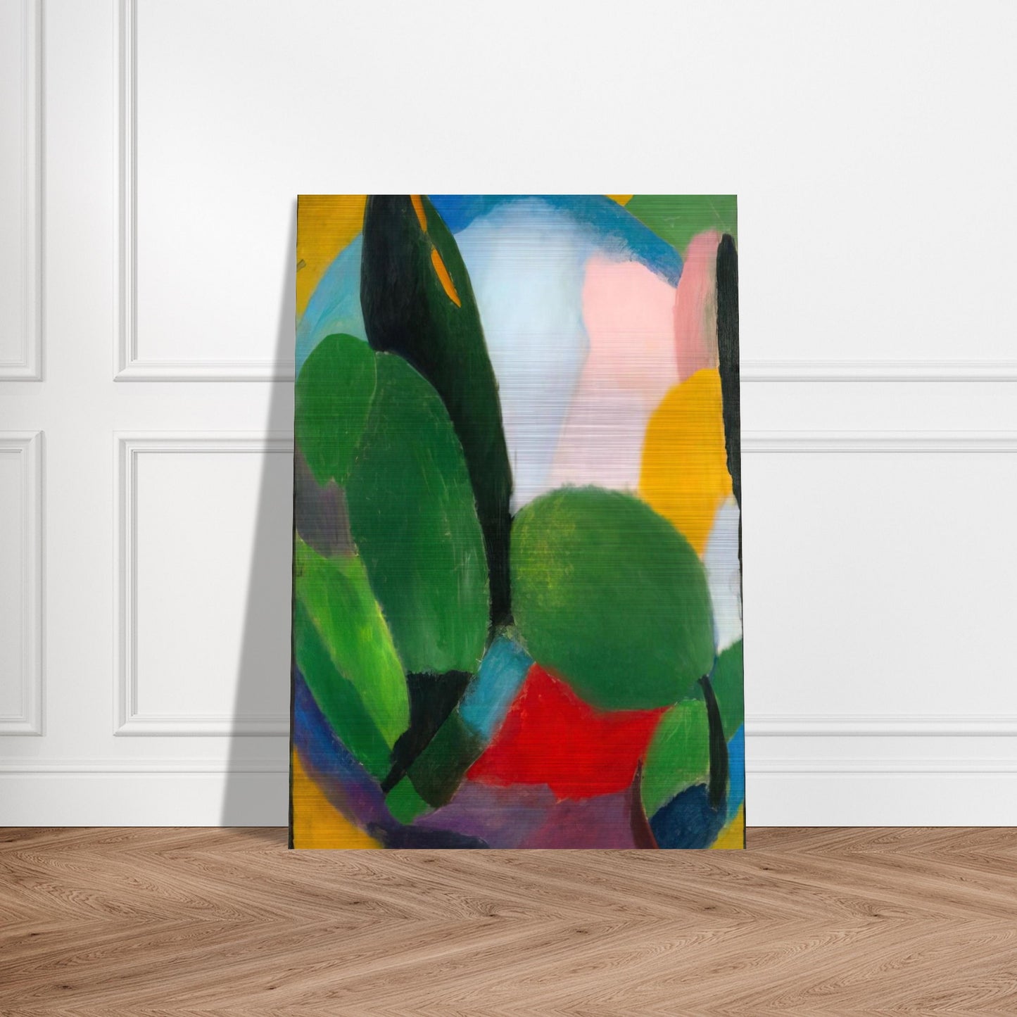 VARIATION 1916 - Alexej von Jawlensky Brushed Aluminum Print - 70x100 cm / 28x40 inches | Alexej von Jawlensky Aluminum Print | Alexej von Jawlensky Prints