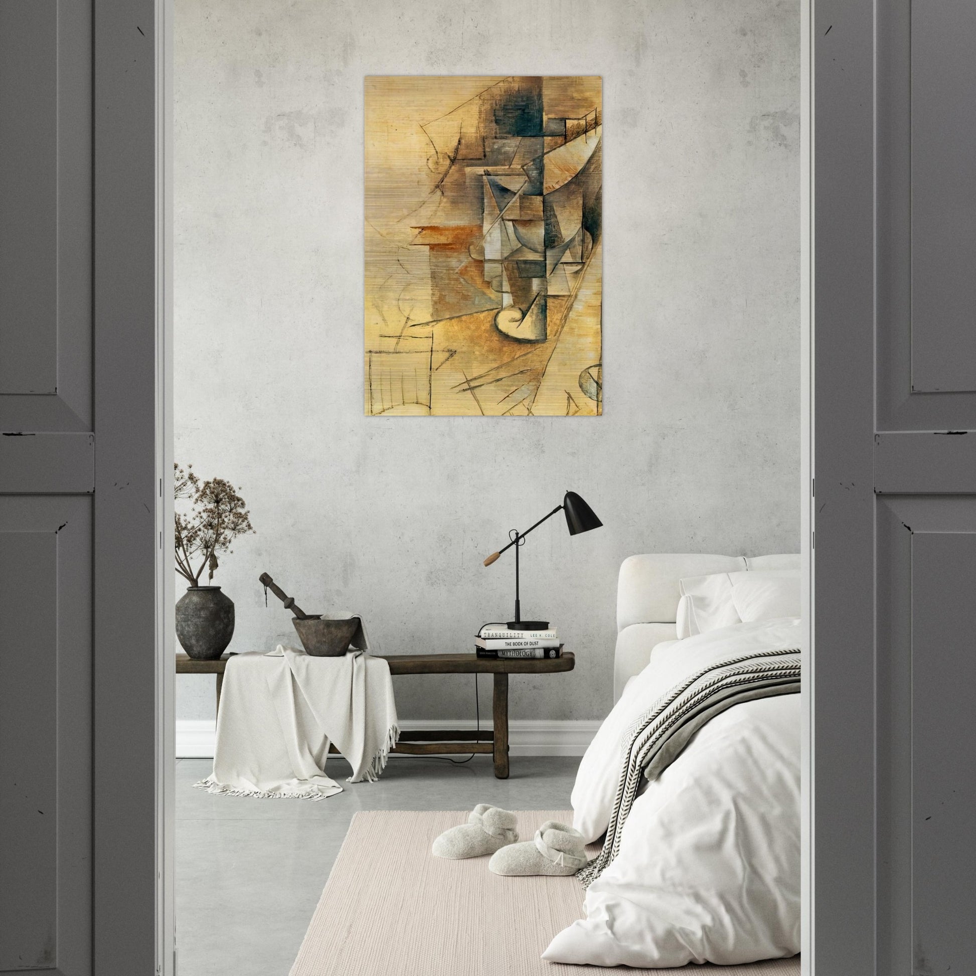A glass - Pablo Picasso Brushed Aluminum Print - 70x100 cm / 28x40 inches | Pablo Picasso Aluminum Print | Pablo Picasso Prints