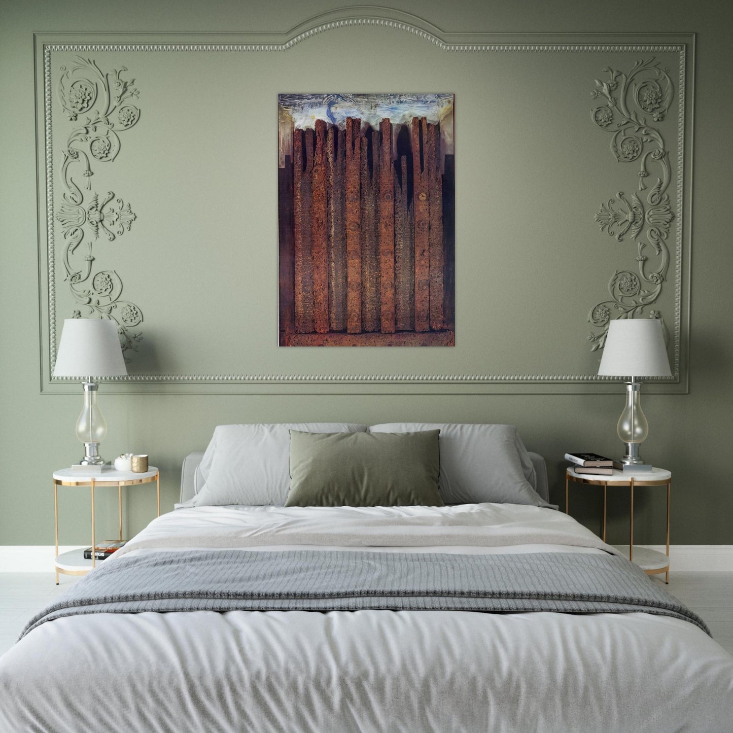 Dadaville - Max Ernst Brushed Aluminum Print - 70x100 cm / 28x40 inches | Max Ernst Aluminum Print | Max Ernst Prints