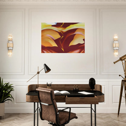 Black Place IV - Georgia O'Keeffe Brushed Aluminum Print - 70x100 cm / 28x40 inches | Georgia O'Keeffe Aluminum Print | Georgia O'Keeffe Prints