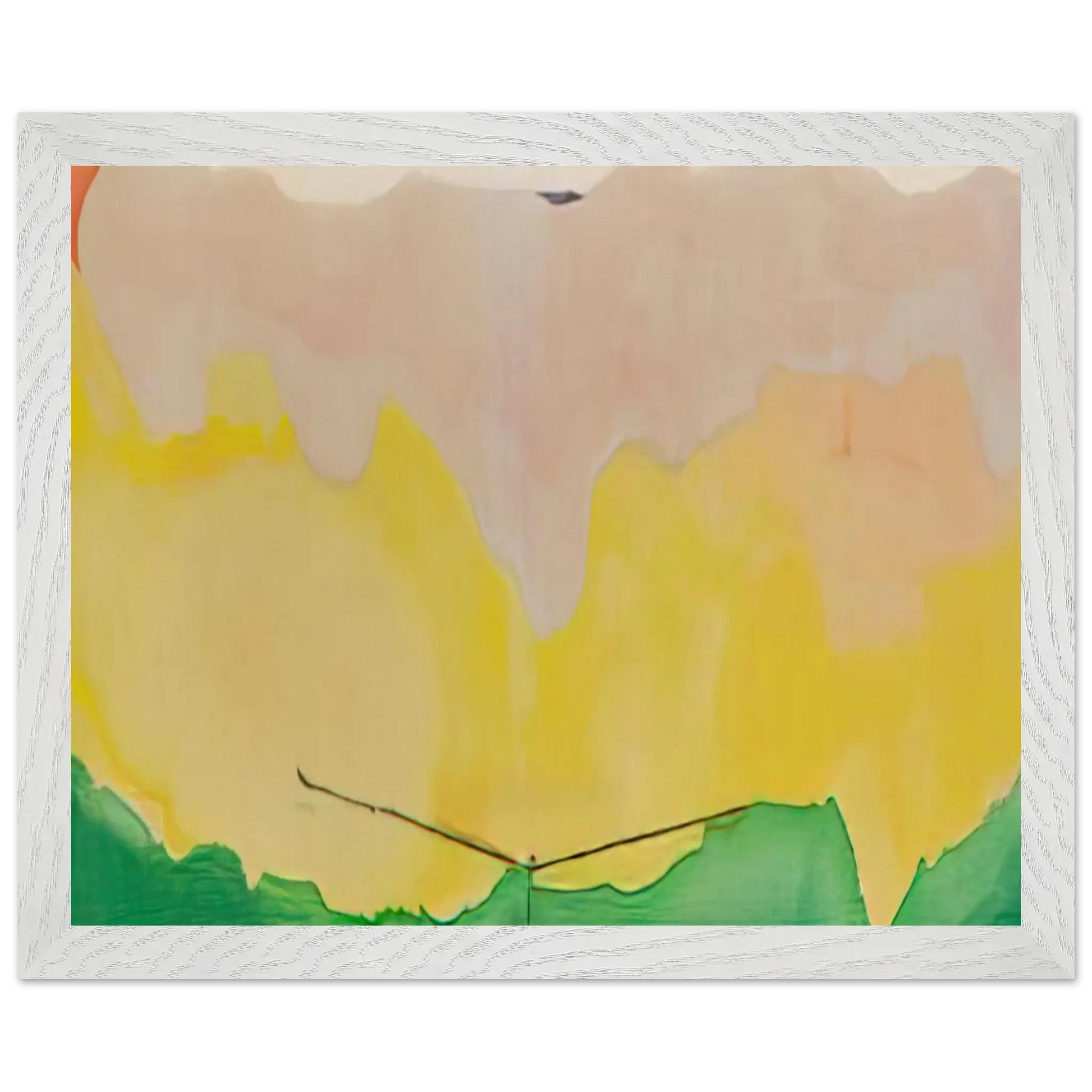 Helen Frankenthaler - Boulevard - 1973 Wall art - A3 (29.7 x 42  cm) - Premium Wooden Framed Poster With Fine Art Paper - Black frame