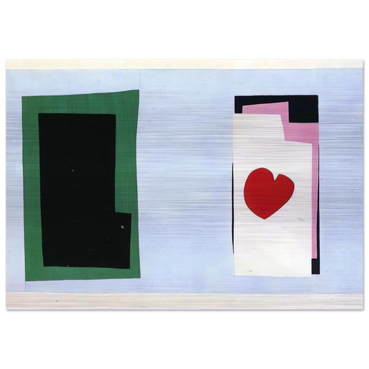 CUT OUTS 2 - Henri Matisse Brushed Aluminum Print - 70x100 cm / 28x40 inches | Henri Matisse Aluminum Print | Henri Matisse Prints