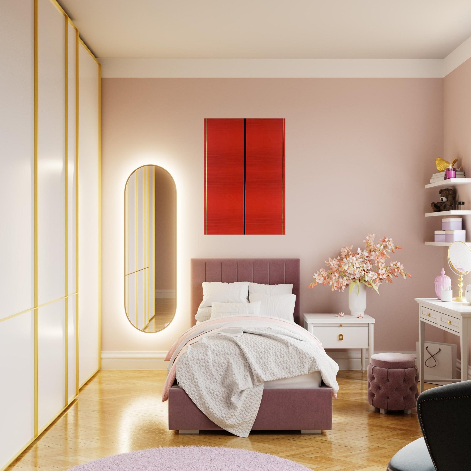 Who's Afraid of Red, Yellow and Blue II - Barnett Newman Brushed Aluminum Print - 70x100 cm / 28x40 inches | Barnett Newman Aluminum Print | Barnett Newman Prints