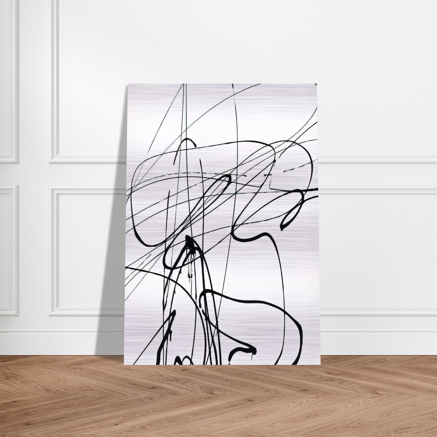 Untitled T1989-A3 - 1989 - Hans Hartung Brushed Aluminum Print - 70x100 cm / 28x40 inches | Hans Hartung Aluminum Print | Hans Hartung Prints