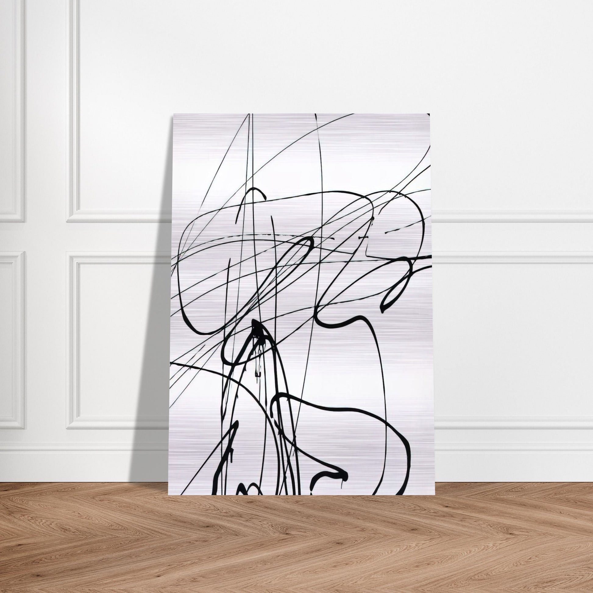 Untitled T1989-A3 - 1989 - Hans Hartung Brushed Aluminum Print - 70x100 cm / 28x40 inches | Hans Hartung Aluminum Print | Hans Hartung Prints