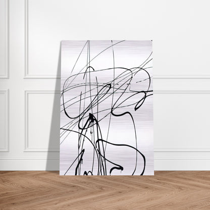 Untitled T1989-A3 - 1989 - Hans Hartung Brushed Aluminum Print - 70x100 cm / 28x40 inches | Hans Hartung Aluminum Print | Hans Hartung Prints