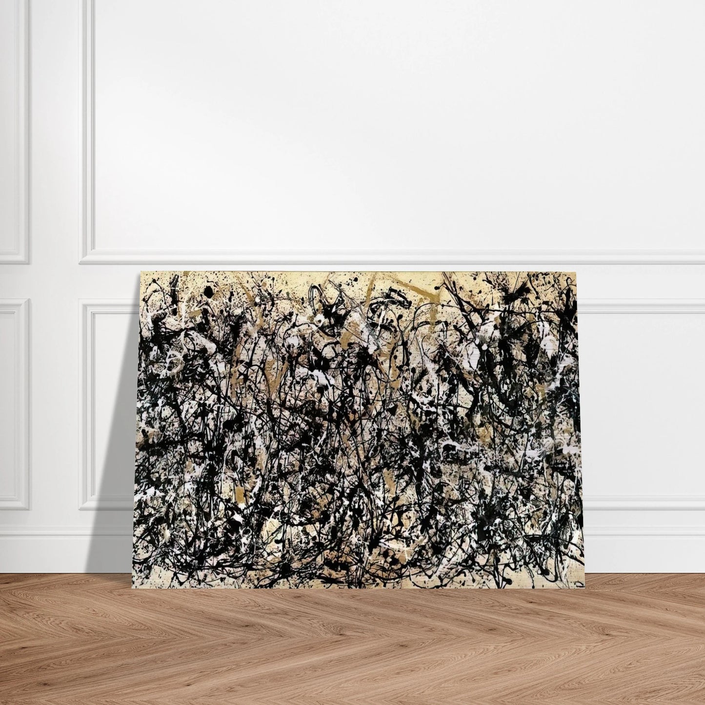 NOT_DETECTED_185311 - Jackson Pollock Brushed Aluminum Print - 70x100 cm / 28x40 inches | Jackson Pollock Aluminum Print | Jackson Pollock Prints