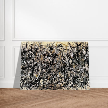 NOT_DETECTED_185311 - Jackson Pollock Brushed Aluminum Print - 70x100 cm / 28x40 inches | Jackson Pollock Aluminum Print | Jackson Pollock Prints