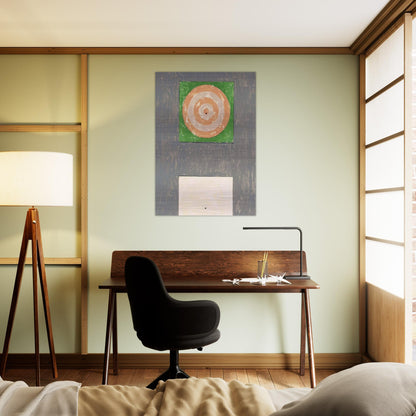TARGETS ULAE 41 - Jasper Johns Brushed Aluminum Print - 70x100 cm / 28x40 inches | Jasper Johns Aluminum Print | Jasper Johns Prints