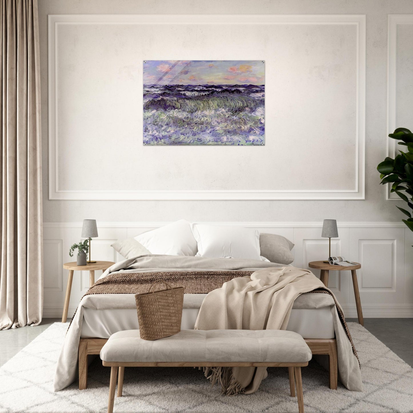 Sea Study - claude monet Acrylic Print - 70x100 cm / 28x40″ inches